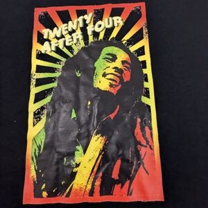 Bib Marley Twenty After Four Black Tee Shirt Featuring Bob on the Front Large